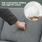 Flexible Combination Module Reversible Sectional Sofa with Ottoman