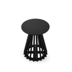 15.75 in. Round Wood Coffee Table, Simple End Table, Solid Wood Side Table for Living Room