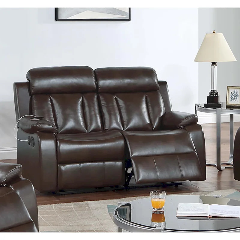 Poundex Recliner Loveseat