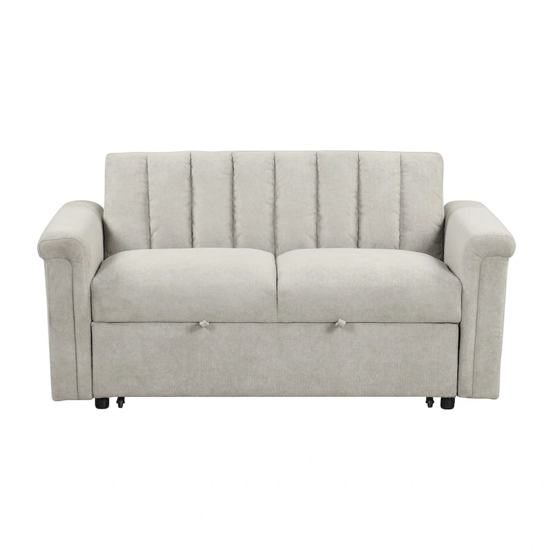 Convertible Soft Cushion Sofa Pull Bed