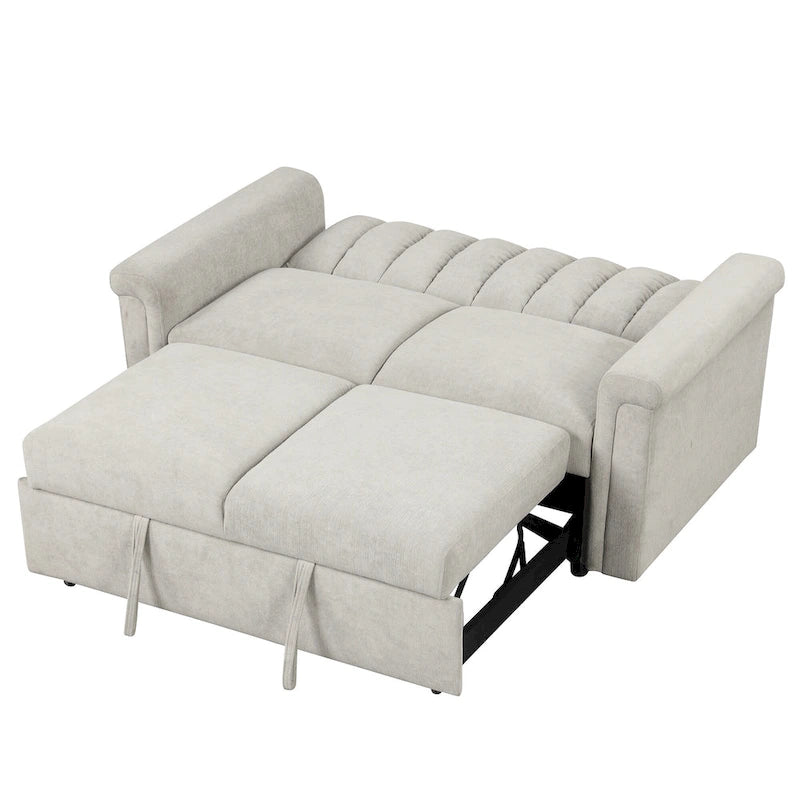 Convertible Soft Cushion Sofa Pull Bed