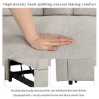 Convertible Soft Cushion Sofa Pull Bed