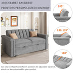 Convertible Soft Cushion Sofa Pull Bed