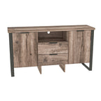 2 Door 2 Drawer Storage Cabinet and TV Stand