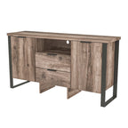 2 Door 2 Drawer Storage Cabinet and TV Stand