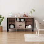 2 Door 2 Drawer Storage Cabinet and TV Stand