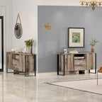 2 Door 2 Drawer Storage Cabinet and TV Stand