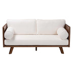 Uriel Mid-Century Modern Boucle Fabric Sofa