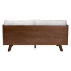 Uriel Mid-Century Modern Boucle Fabric Sofa