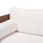 Uriel Mid-Century Modern Boucle Fabric Sofa