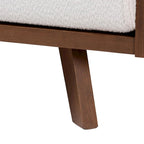 Uriel Mid-Century Modern Boucle Fabric Sofa