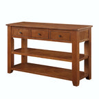 48 Solid Pine Wood Top Console table