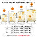1-Piece Animal Star Moon Flower Leaf  Suitcase Luggage Cover, Stretch Protective Sleeve