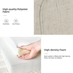 Albert Farmhouse Upholstered Solid Wood Dining Chair Set of 6 by HULALA HOME