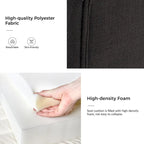 Albert Farmhouse Upholstered Solid Wood Dining Chair Set of 6 by HULALA HOME