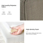 Albert Farmhouse Upholstered Solid Wood Dining Chair Set of 6 by HULALA HOME