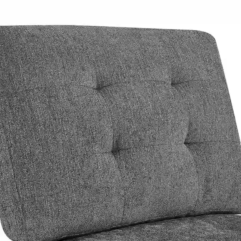 Grey Chenille L-shaped Modular Sectional Sofa with Three Single Chairs and Three Corners - 116W x 89.5D x 36.5H