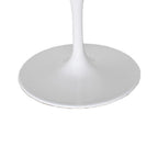 Sufi 27 Inch Swivel Dining Armchair, Unique Artisan Shape, White Round Base