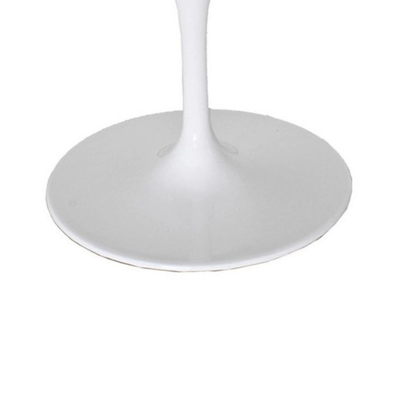 Sufi 27 Inch Swivel Dining Armchair, Unique Artisan Shape, White Round Base