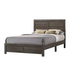 Modern Queen Size Bed and Platform Bed Frames Dark Brown,Wood