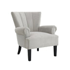 Upholstered Accent Chairs, Armchair Club Chair With Wooden Leg For Living room, Bedroom Reading Room