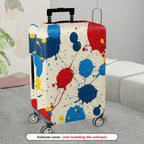 1-Piece Abstract Splatter Colorful Paint Art Pattern  Suitcase Luggage Cover, Stretch Protective Sleeve