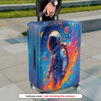 1-Piece Astronaut Space Galaxy Stars Cosmic  Suitcase Luggage Cover, Stretch Protective Sleeve