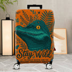 1-Piece Alligator Jungle Wild Nature Adventure Stay Wild  Suitcase Luggage Cover, Stretch Protective Sleeve