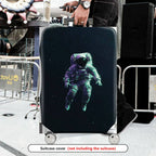 1-Piece Space Astronaut Galaxy Cosmic Universe Star  Suitcase Luggage Cover, Stretch Protective Sleeve