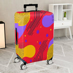1-Piece Abstract Colorful Geometric Pattern Artistic Graphic Creative  Suitcase Luggage Cover, Stretch Protective Sleeve