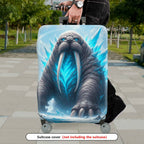 1-Piece Arctic Walrus Ice Fantasy Wildlife Creature  Suitcase Luggage Cover, Stretch Protective Sleeve