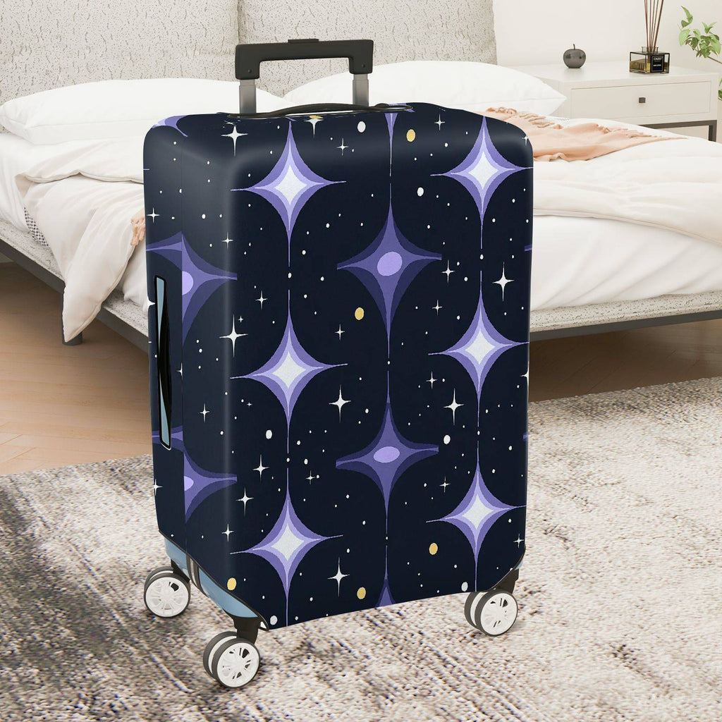 1-Piece Space Star Galaxy Constellation Celestial Cosmic  Suitcase Luggage Cover, Stretch Protective Sleeve