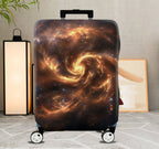 1-Piece Galaxy Nebula Space Swirl Cosmic  Suitcase Luggage Cover, Stretch Protective Sleeve