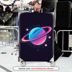1-Piece Space Planet Star Galaxy Cosmic Astronaut  Suitcase Luggage Cover, Stretch Protective Sleeve
