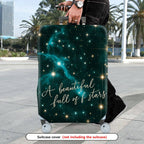 1-Piece Starry Galaxy Astral Cosmic Celestial Night  Suitcase Luggage Cover, Stretch Protective Sleeve