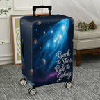 1-Piece Galaxy Stars Space Astronaut Planet Cosmic  Suitcase Luggage Cover, Stretch Protective Sleeve