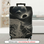 1-Piece Space Galaxy Moon Planet Astronomy Cosmic  Suitcase Luggage Cover, Stretch Protective Sleeve