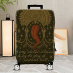 1-Piece Celestial Bohemian Universe Mystic Cosmic  Suitcase Luggage Cover, Stretch Protective Sleeve