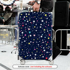 1-Piece Starry Night Colorful Galaxy Cosmic Space Astral  Suitcase Luggage Cover, Stretch Protective Sleeve