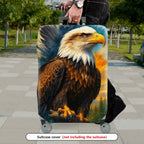 1-Piece Eagle Nature Wildlife Scenic Majestic Artistic  Suitcase Luggage Cover, Stretch Protective Sleeve