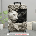 1-Piece Animal Floral Artistic Decorative Elegant Stylish  Suitcase Luggage Cover, Stretch Protective Sleeve