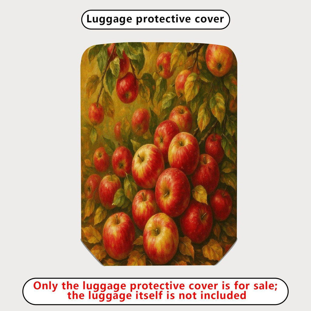 1-Piece Apple Orchard Autumn Vintage Nature Fruit  Suitcase Luggage Cover, Stretch Protective Sleeve