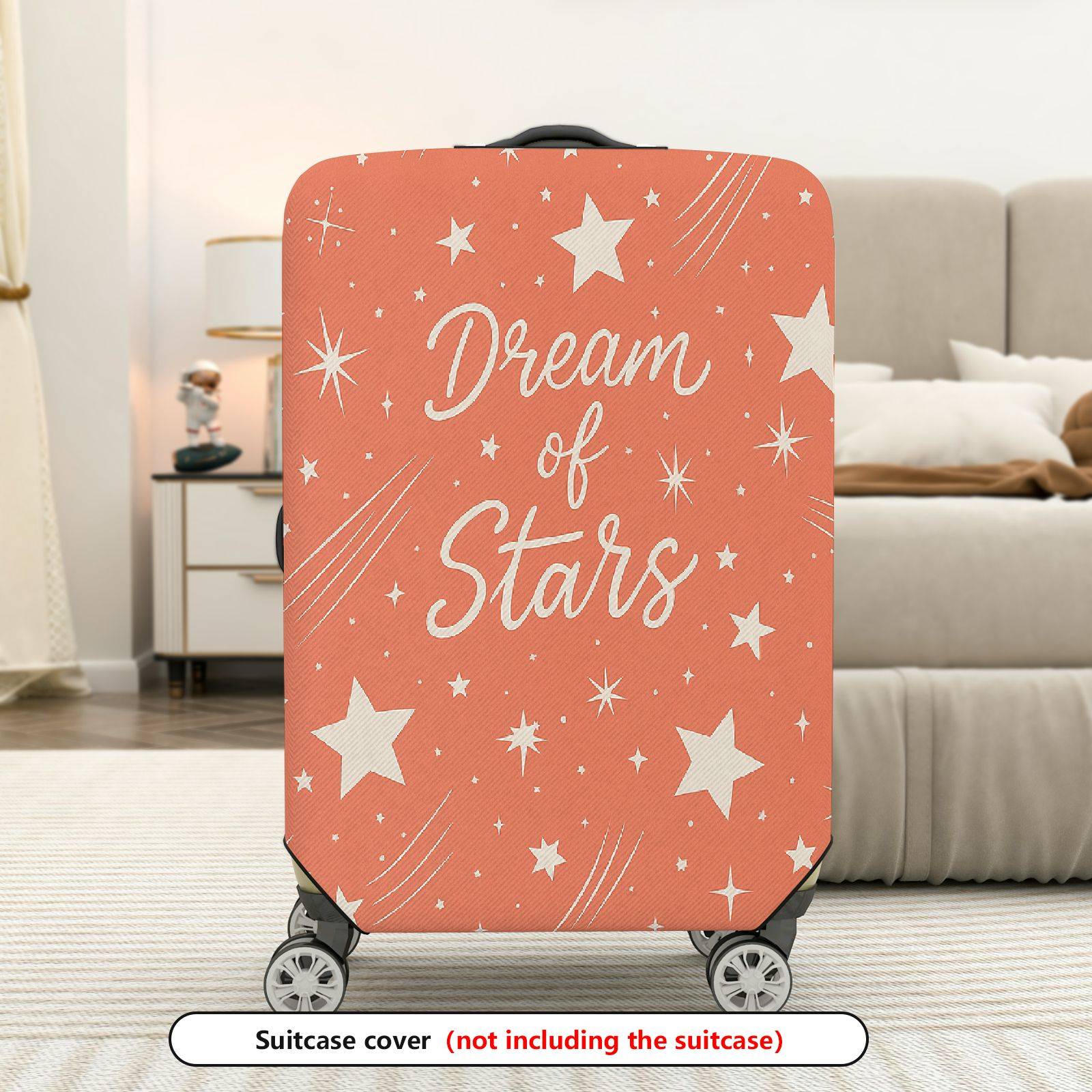 1-Piece Dream Stars Sparkle Cosmic Celestial Space  Suitcase Luggage Cover, Stretch Protective Sleeve