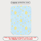 1-Piece Starry Night Sky Universe Cosmic Celestial Astral  Suitcase Luggage Cover, Stretch Protective Sleeve