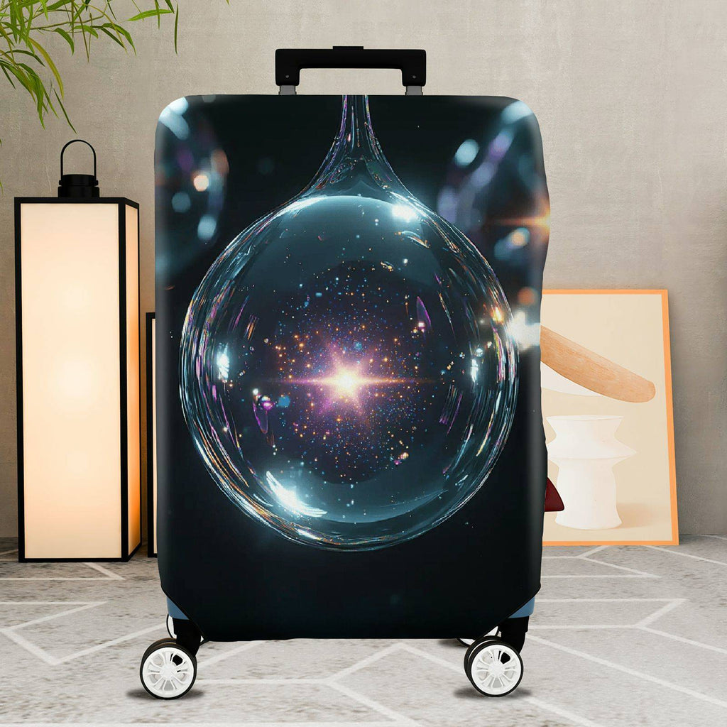 1-Piece Galaxy Starry Sky Cosmic Universe Space Abstract  Suitcase Luggage Cover, Stretch Protective Sleeve