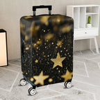 1-Piece Glitter Starry Night Sky Galaxy Cosmic Universe  Suitcase Luggage Cover, Stretch Protective Sleeve