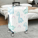 1-Piece Cute  Dinosaur Rainbow Star Cloud  Suitcase Luggage Cover, Stretch Protective Sleeve