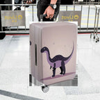 1-Piece Dinosaur Starry Gray Purple Galaxy Magic Cosmic  Suitcase Luggage Cover, Stretch Protective Sleeve