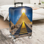 1-Piece Pyramid Stargate Cosmic Egypt Ancient Mysterious  Suitcase Luggage Cover, Stretch Protective Sleeve