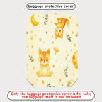 1-Piece Animal Star Moon Flower Leaf  Suitcase Luggage Cover, Stretch Protective Sleeve
